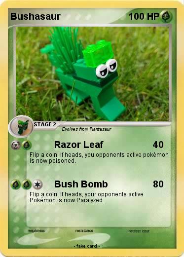 Pokemon Bushasaur
