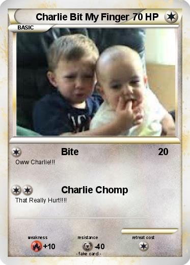 Pokemon Charlie Bit My Finger