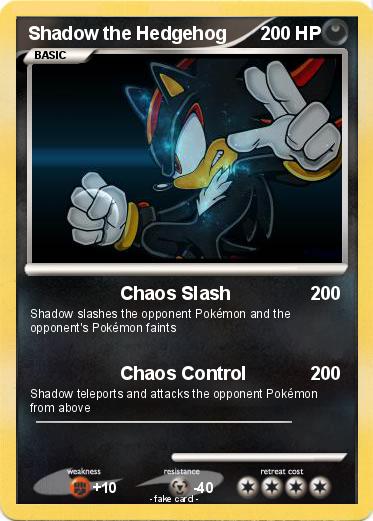 Pokemon Shadow the Hedgehog