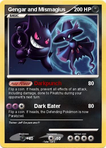 Pokemon Gengar and Mismagius