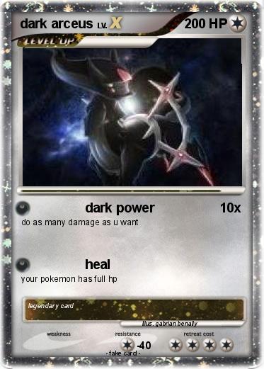 Pokemon dark arceus