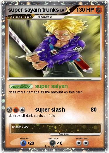 Pokemon super sayain trunks