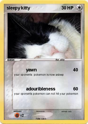 Pokemon sleepy kitty