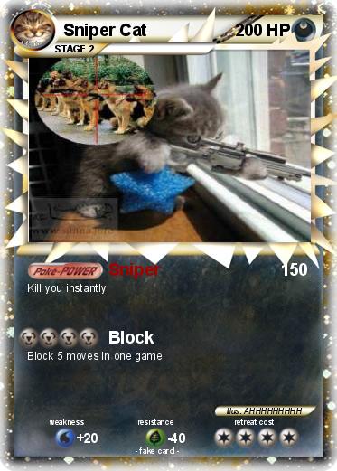 Pokemon Sniper Cat