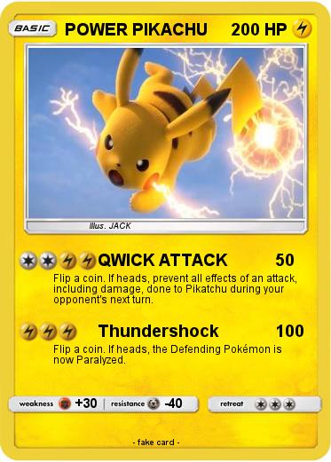 Pokemon POWER PIKACHU