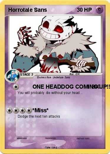 Pokemon Horrotale Sans