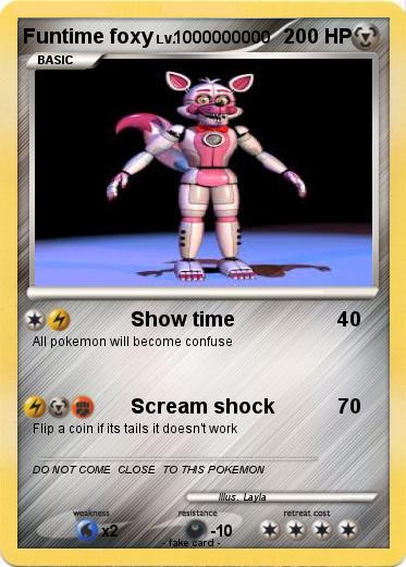 Pokemon Funtime foxy
