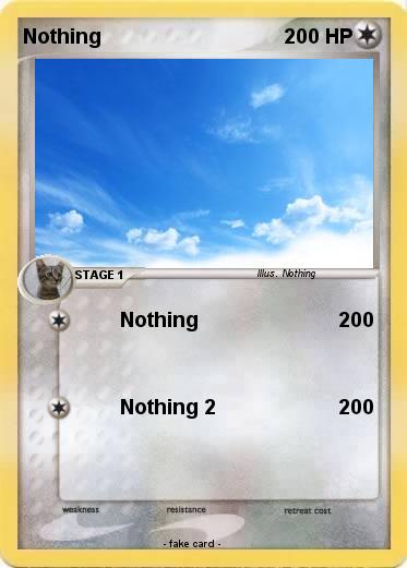 Pokemon Nothing