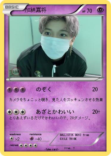 Pokemon 加納嘉将