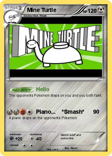 Pokemon Mine Turtle