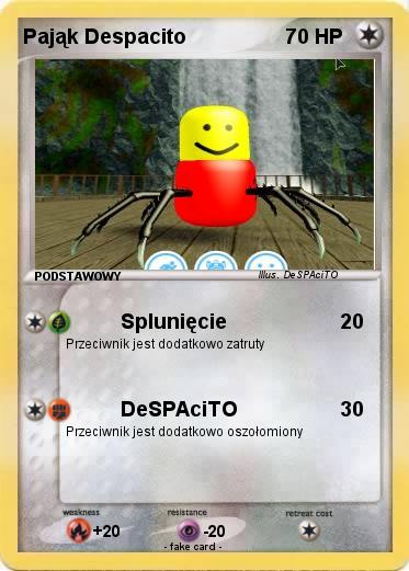 Pokemon Pająk Despacito