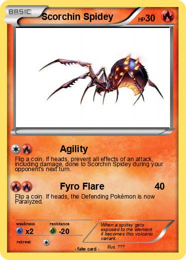 Pokemon Scorchin Spidey