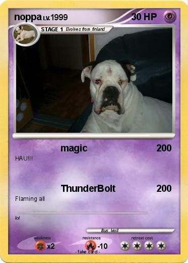 Pokemon noppa