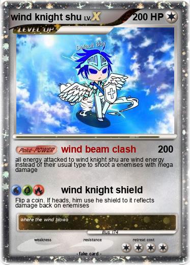 Pokemon wind knight shu