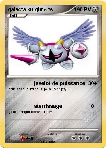 Pokemon galacta knight