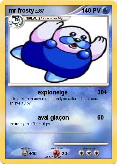 Pokemon mr frosty