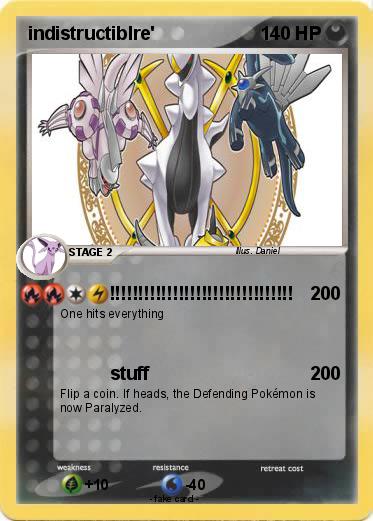 Pokemon indistructiblre'