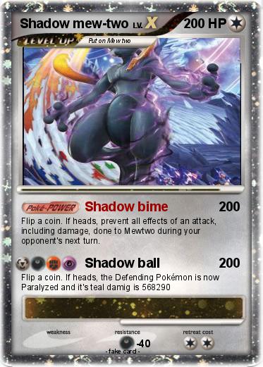 Pokemon Shadow mew-two