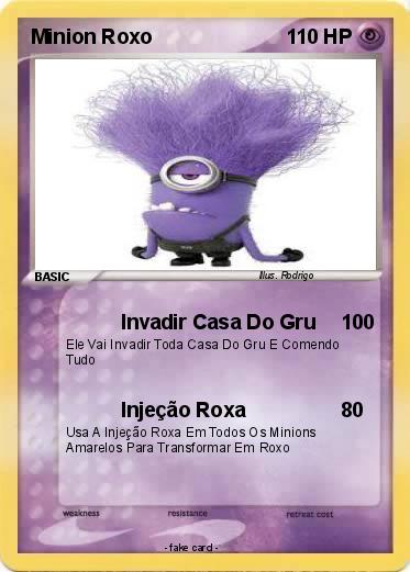 Pokemon Minion Roxo
