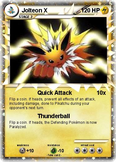 Pokemon Jolteon X