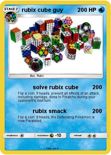 Pokemon rubix cube guy