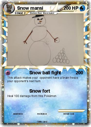Pokemon Snow mansi