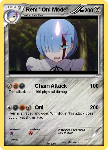Pokemon Rem "Oni Mode"