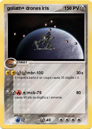 Pokemon goliath+ drones iris