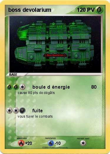 Pokemon boss devolarium