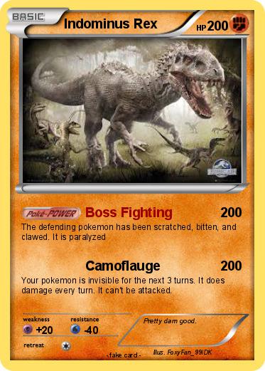 Pokemon Indominus Rex