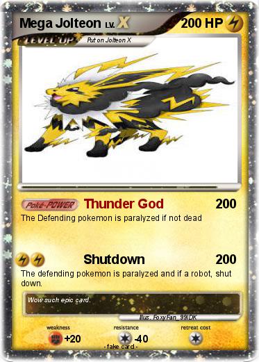 Pokemon Mega Jolteon