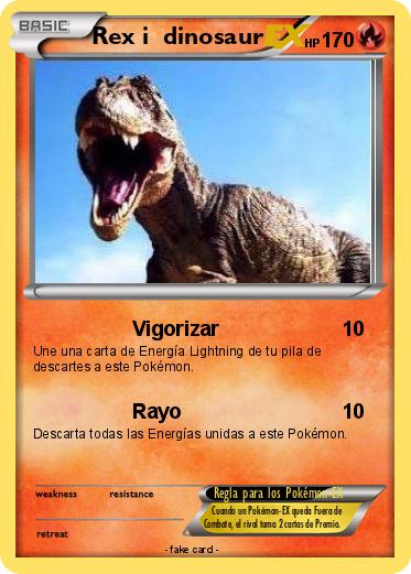 Pokemon Rex i  dinosaur