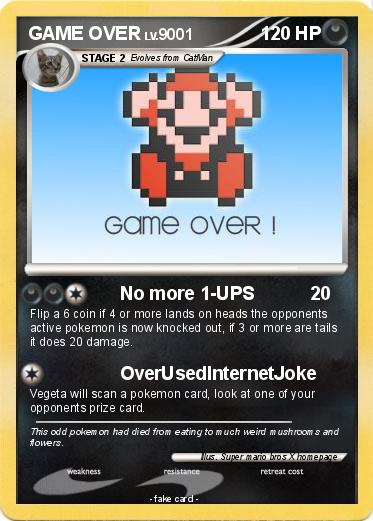 Pokemon GAME OVER