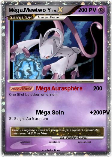 Pokemon Méga.Mewtwo Y