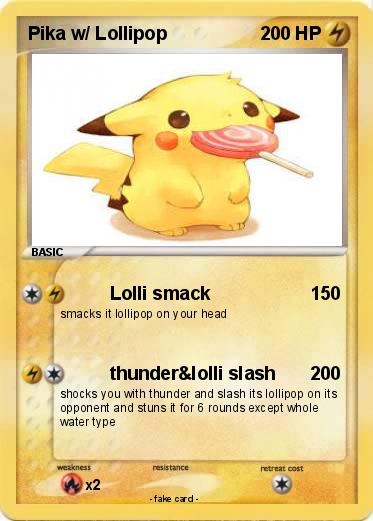 Pokemon Pika w/ Lollipop