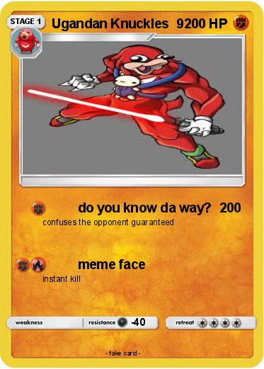 Pokemon Ugandan Knuckles  9