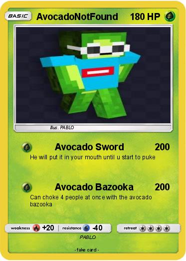 Pokemon AvocadoNotFound