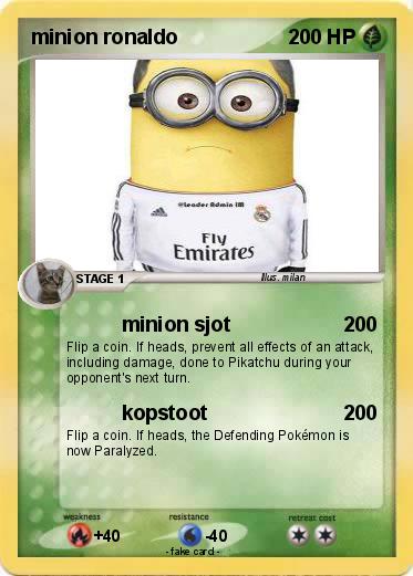 Pokemon minion ronaldo
