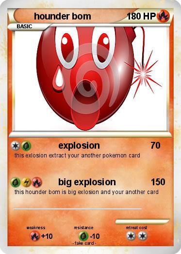 Pokemon hounder bom