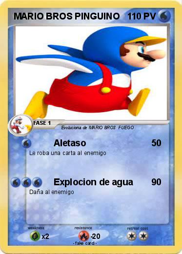 Pokemon MARIO BROS PINGUINO
