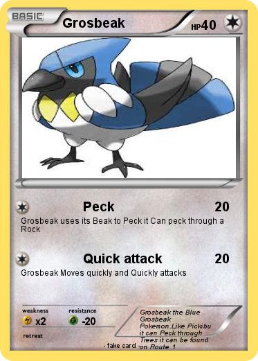 Pokemon Grosbeak