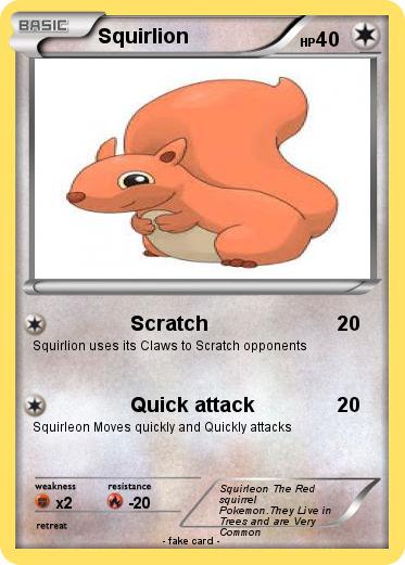Pokemon Squirlion