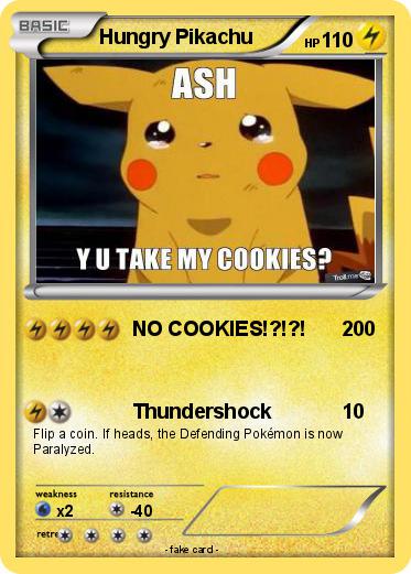 Pokemon Hungry Pikachu