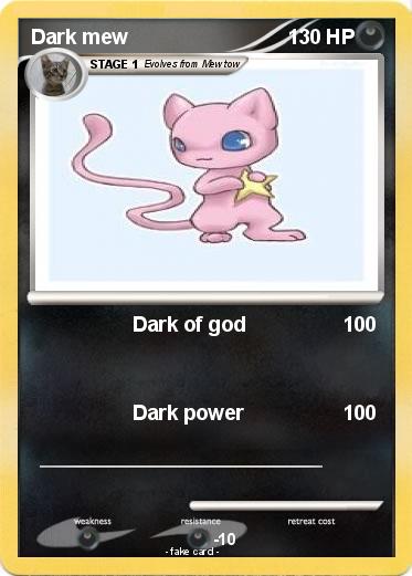 Pokemon Dark mew