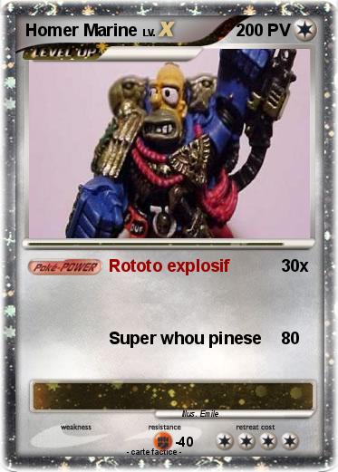 Pokemon Homer Marine