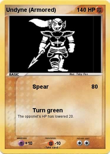 Pokemon Undyne (Armored)