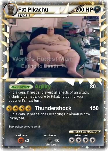 Pokemon Fat Pikachu