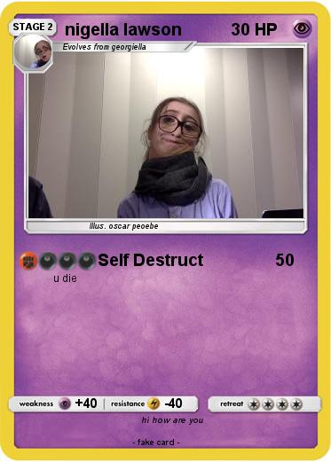 Pokemon nigella lawson