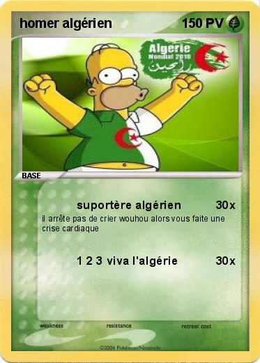 Pokemon homer algérien