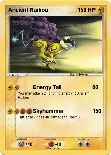 Pokemon Ancient Raikou
